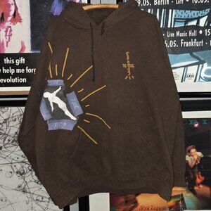 cactus jack Travis Scott highest in the room brown hoodie sweatshirt